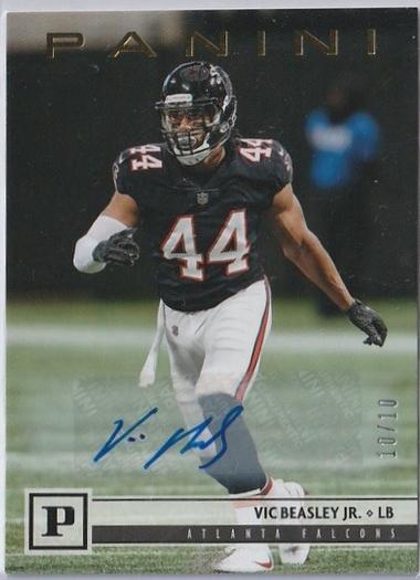 Vic Beasley [Gold Autograph] #19