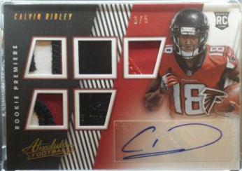 Calvin Ridley [Material Autograph Five] #161