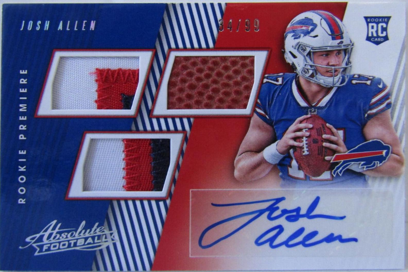 Josh Allen [Material Autograph Spectrum] #154