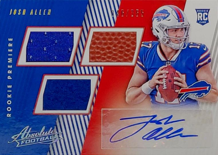 Josh Allen [Material Autograph] #154