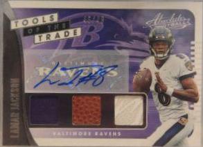 Lamar Jackson [Material Autograph Spectrum] #167