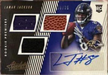 Lamar Jackson [Material Autograph] #167