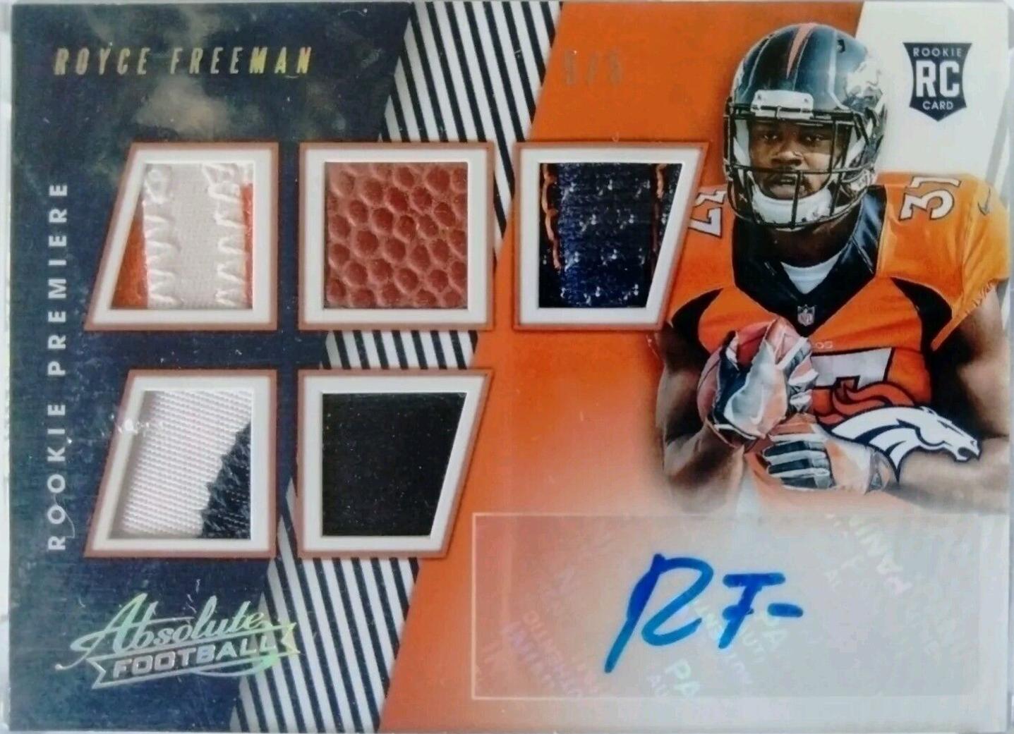 Royce Freeman [Material Autograph Five] #173