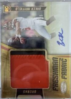 Baker Mayfield [Freshman Fabric Signature Gold Etch] #206