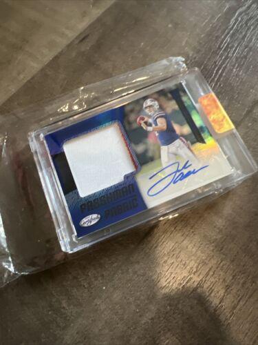 Josh Allen [Freshman Fabric Mirror Blue Signature] #204
