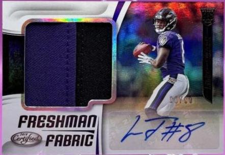 Lamar Jackson [Freshman Fabric Mirror Signature] #203