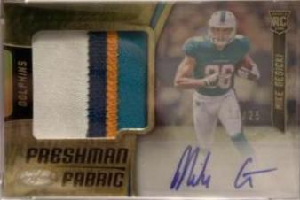 Mike Gesicki [Freshman Fabric Mirror Gold Signature] #218