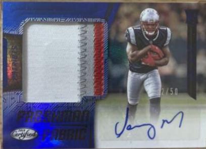 Sony Michel [Freshman Fabric Mirror Blue Signature] #236