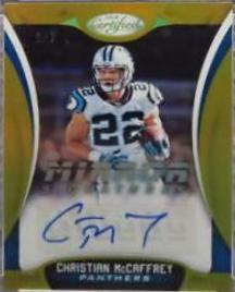 Christian McCaffrey [Gold] #MS-CM