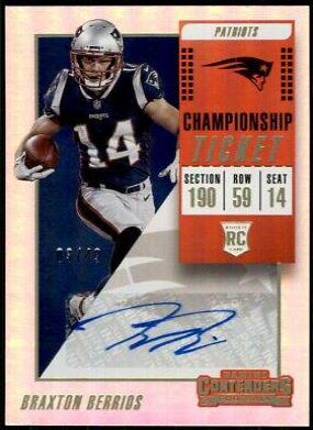Braxton Berrios [Championship Ticket] #191