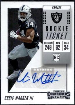 Chris Warren III [Championship Ticket] #167