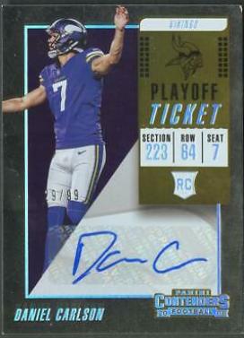 Daniel Carlson [Playoff Ticket] #217