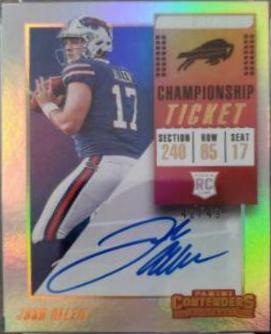 Josh Allen [Championship Ticket] #105
