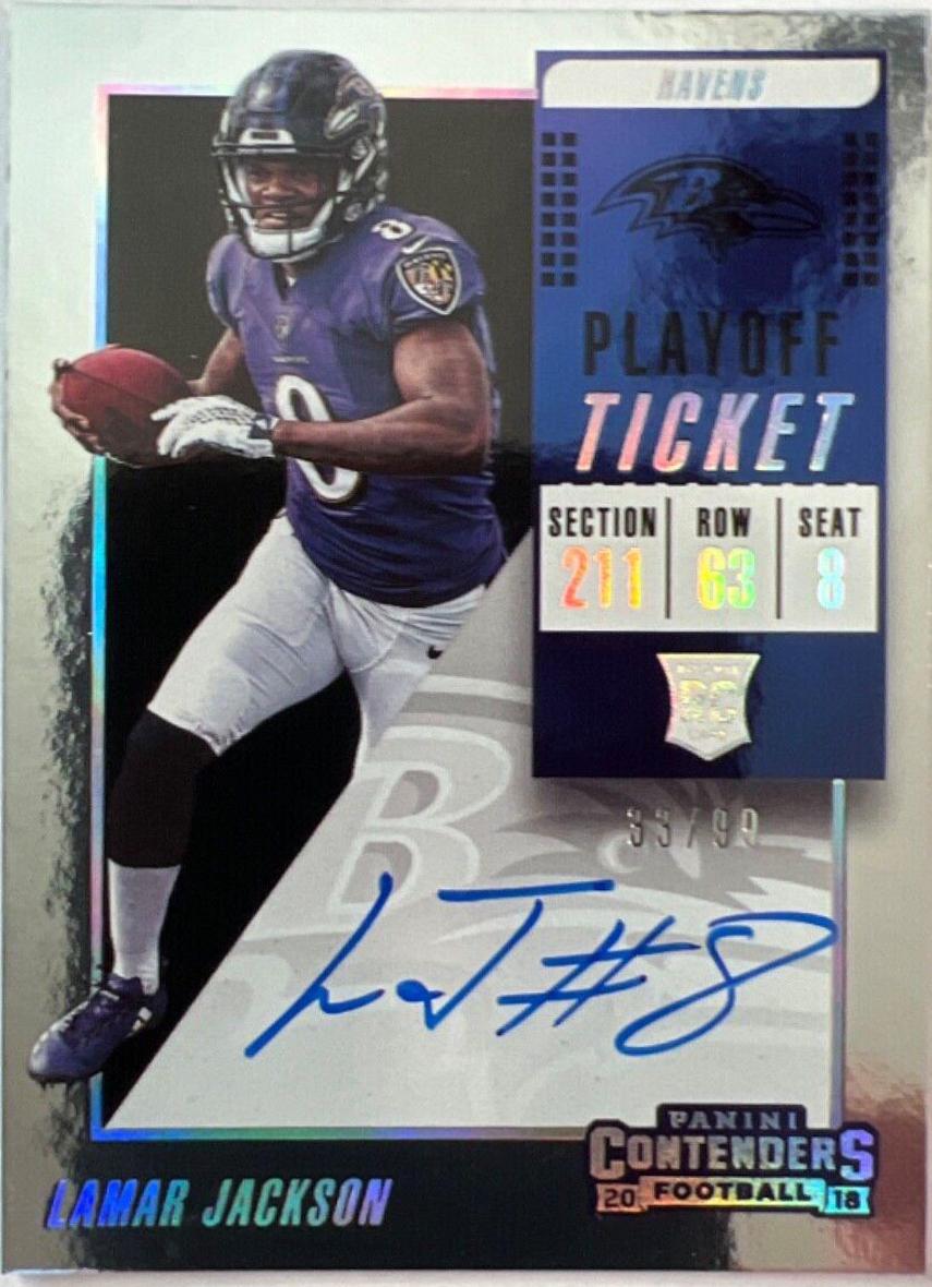 Lamar Jackson [Playoff Ticket] #112