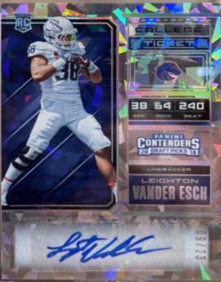 Leighton Vander Esch [Cracked Ice Ticket] #254