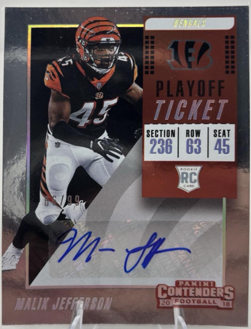 Malik Jefferson [Playoff Ticket] #322