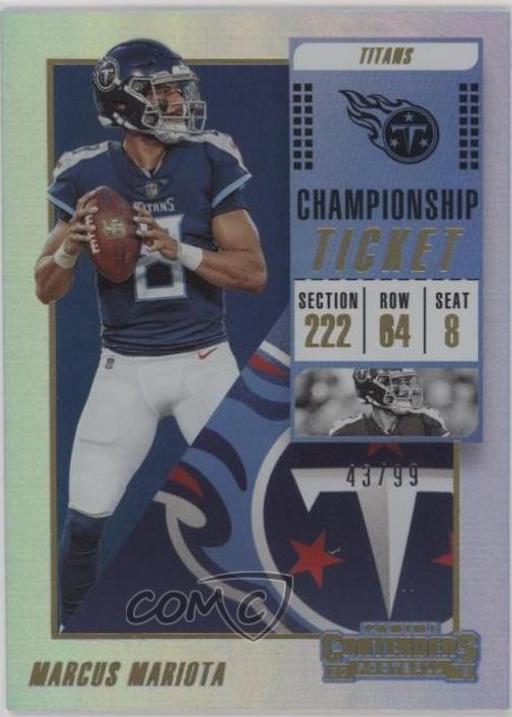 Marcus Mariota [Championship Ticket] #4