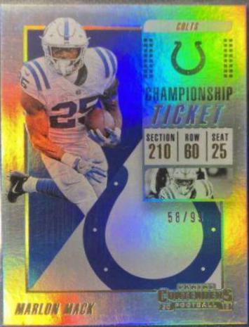 Marlon Mack [Championship Ticket] #59