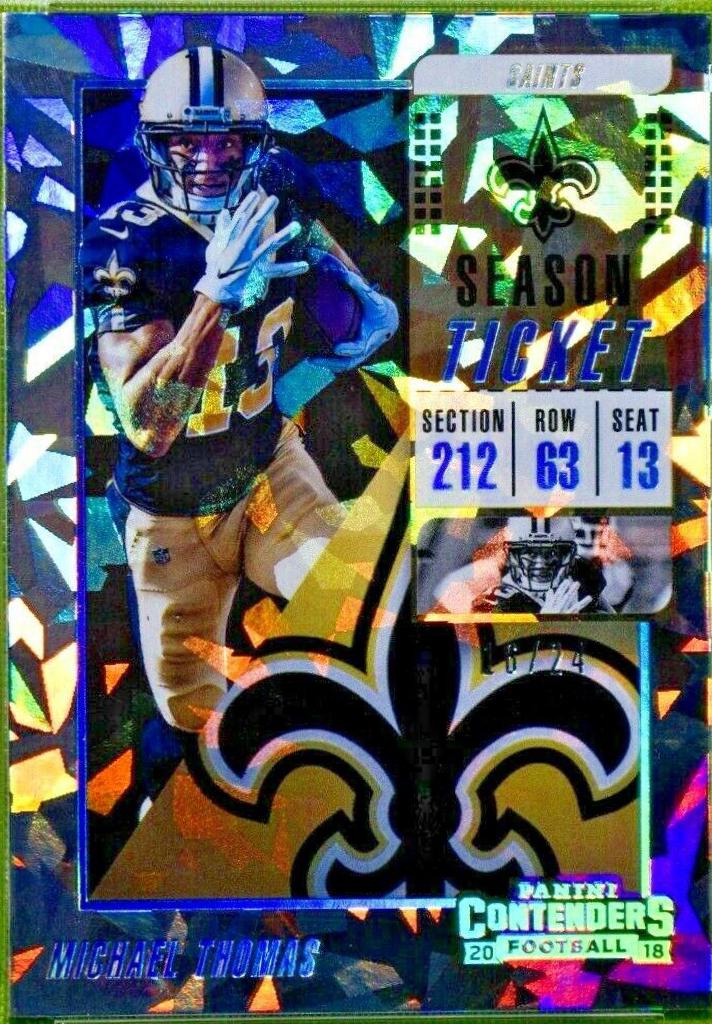 Michael Thomas [Cracked Ice Ticket] #34