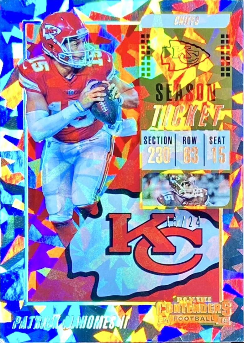 Patrick Mahomes II [Cracked Ice Ticket] #51