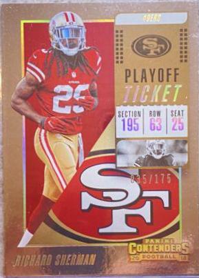 Richard Sherman [Playoff Ticket] #14