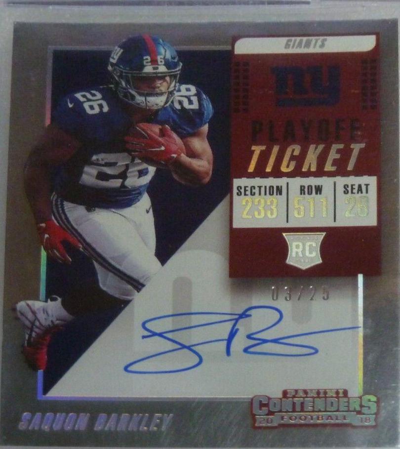 Saquon Barkley [Playoff Ticket] #102