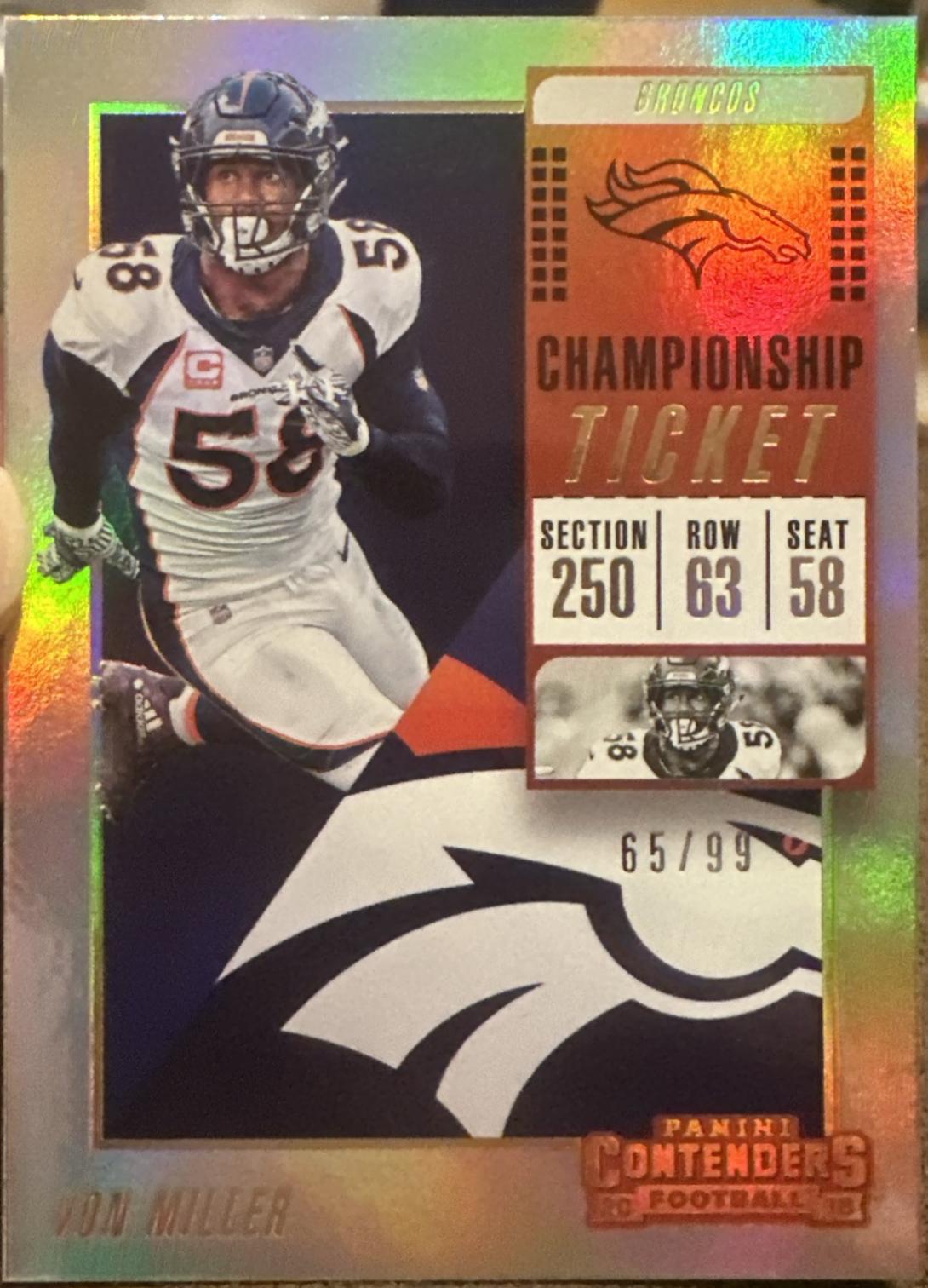Von Miller [Championship Ticket] #70