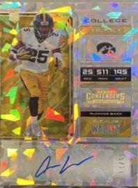 Akrum Wadley [Cracked Ice Autograph] #144