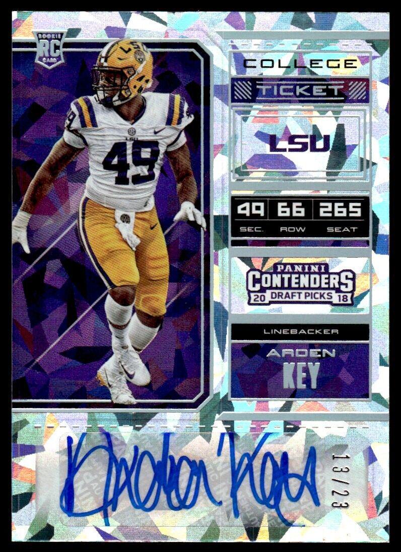 Arden Key [Cracked Ice Autograph] #175