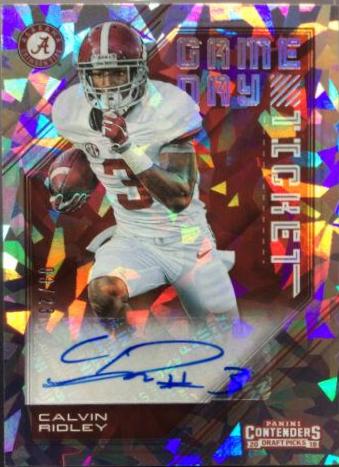 Calvin Ridley [Cracked Ice Autograph] #110