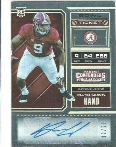 Da'Shawn Hand [Autograph] #210