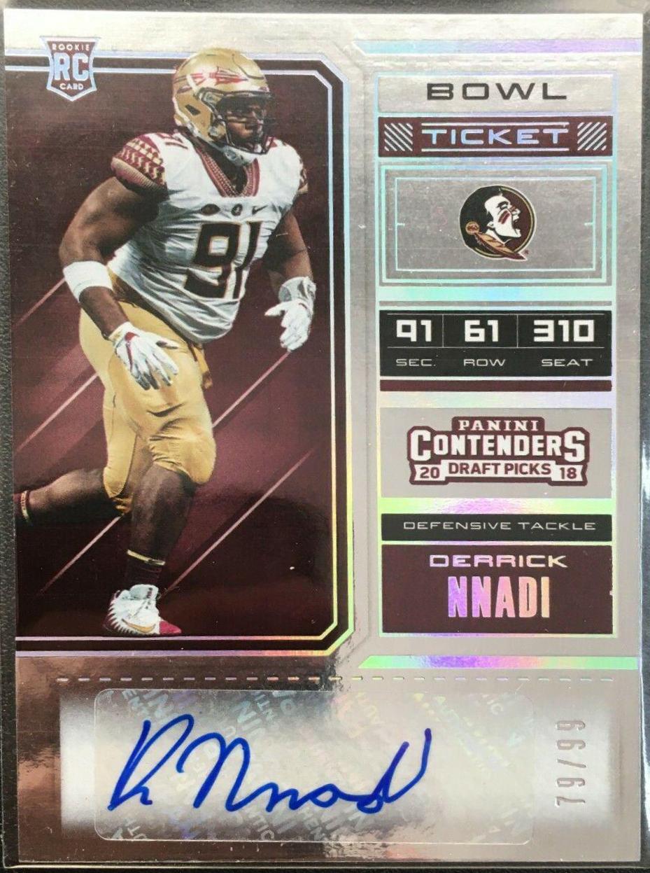 Derrick Nnadi [Bowl Autograph] #217