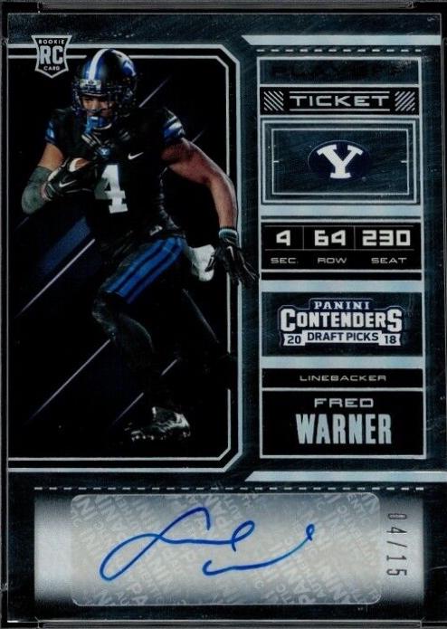 Fred Warner [Playoff Autograph] #241