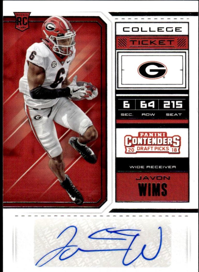Javon Wims [Autograph] #194