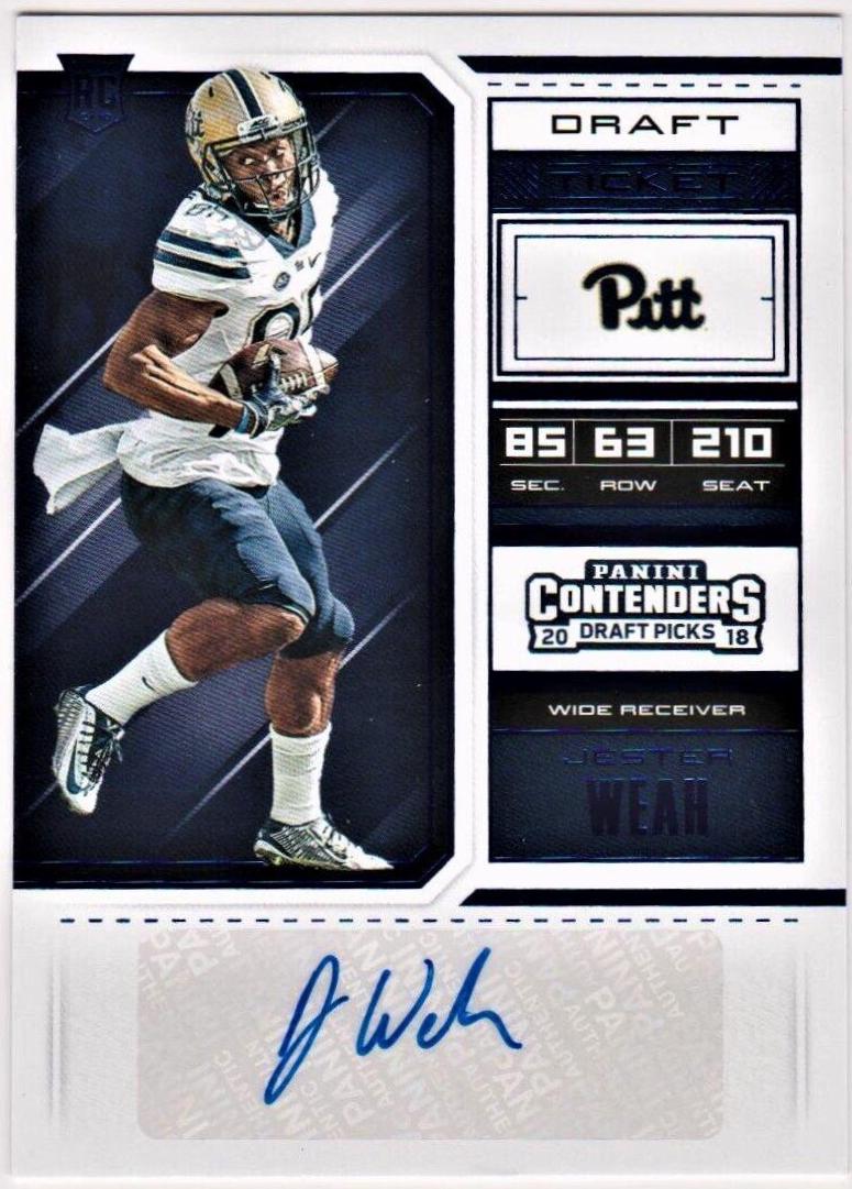 Jester Weah [Blue Foil Autograph] #157