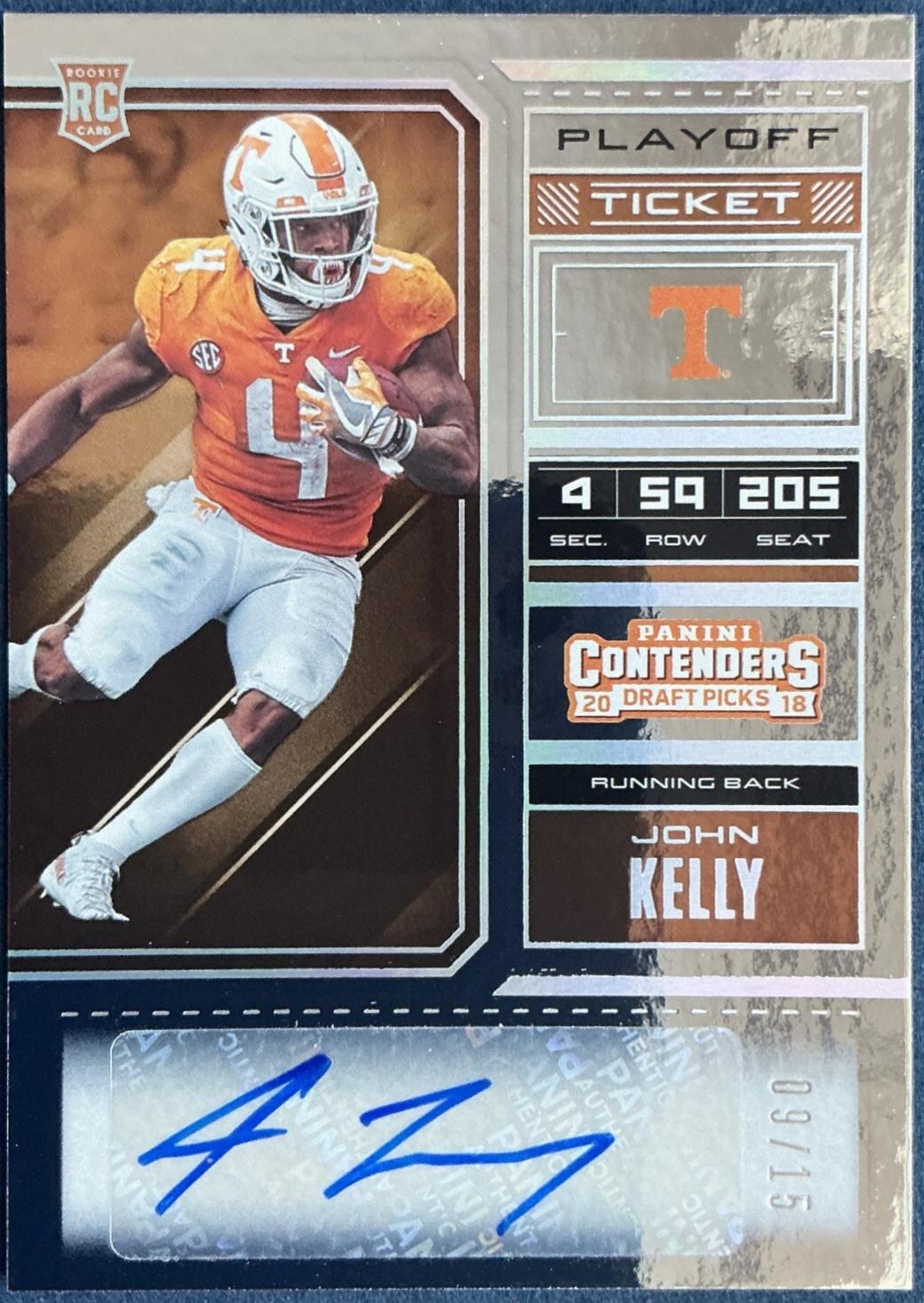 John Kelly [Playoff Autograph] #126