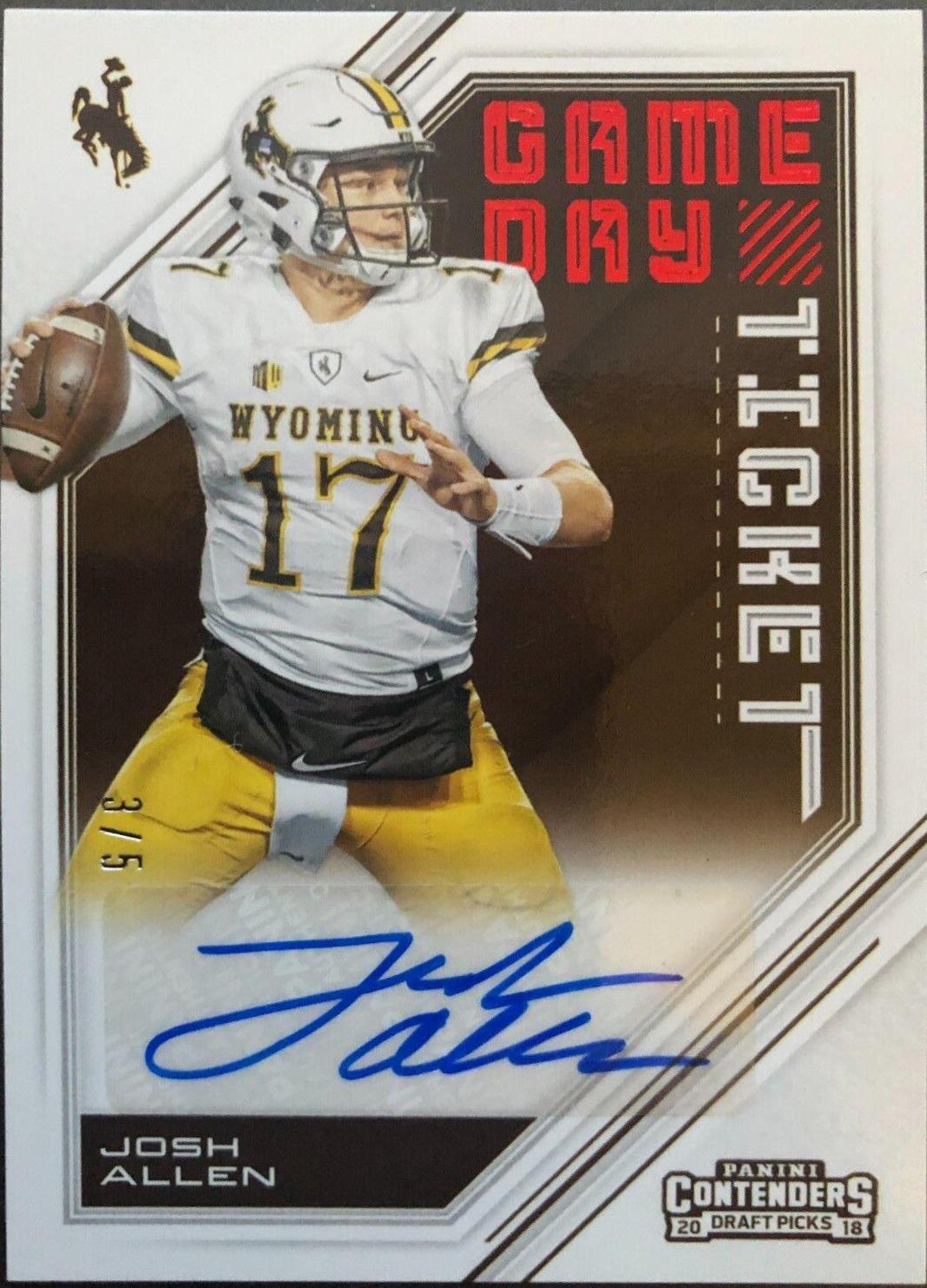 Josh Allen [Red Foil Autograph] #103
