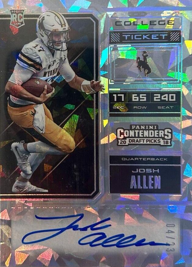 Josh Allen [SP Cracked Ice Autograph] #103