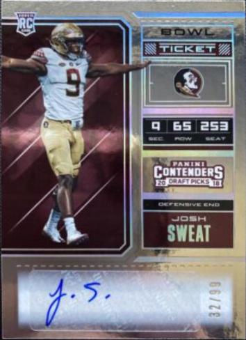 Josh Sweat [Bowl Autograph] #214