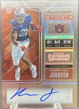 Kerryon Johnson [Playoff Autograph] #116