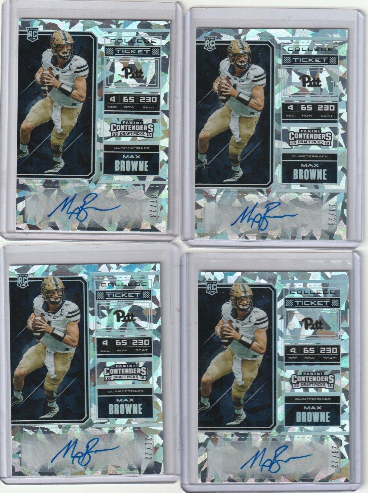 Max Browne [Cracked Ice Autograph] #206