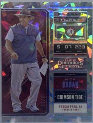 Nick Saban [Cracked Ice] #76