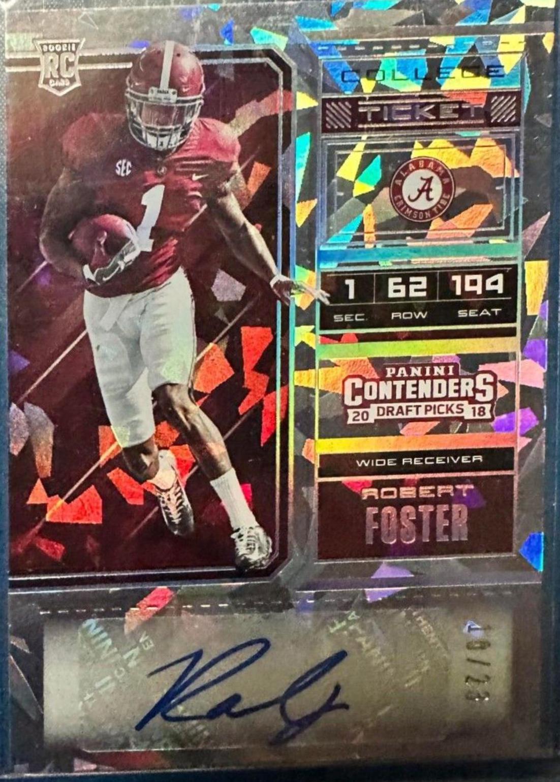 Robert Foster [Cracked Ice Autograph] #155