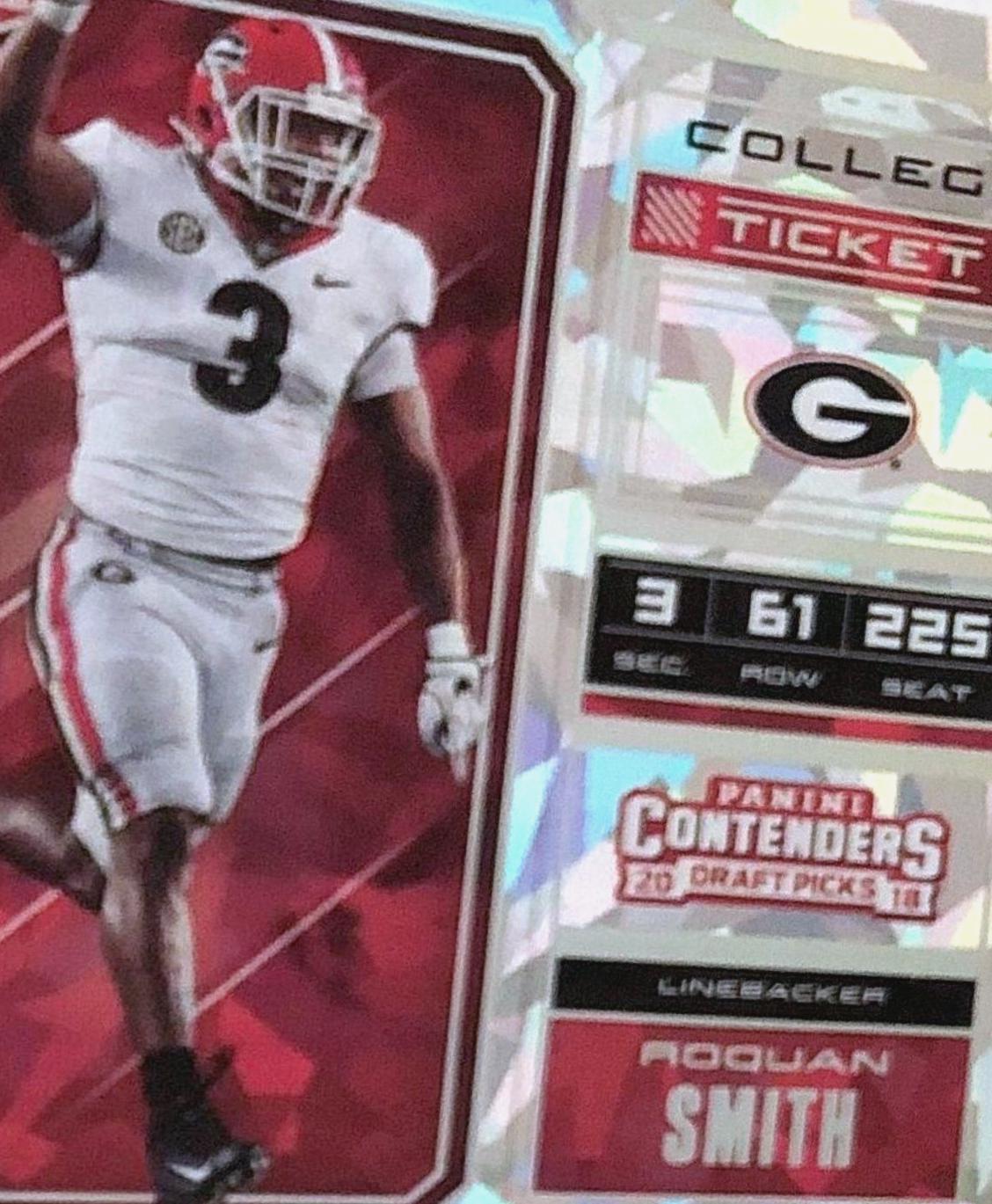 Roquan Smith [Cracked Ice Autograph] #177