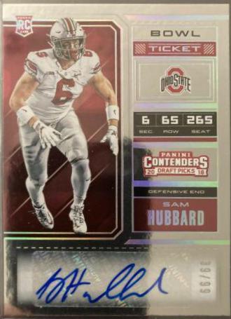 Sam Hubbard [Bowl Autograph] #176