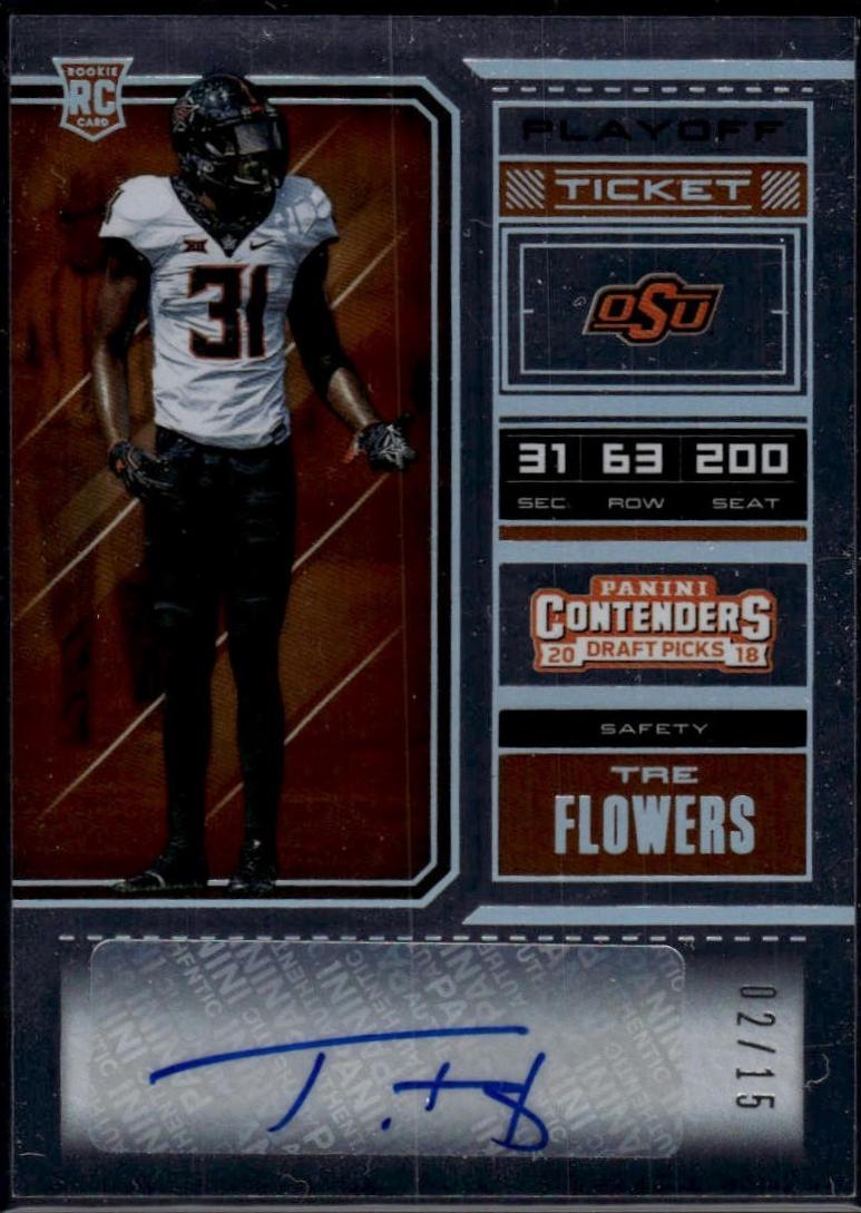 Tre Flowers [Playoff Autograph] #264