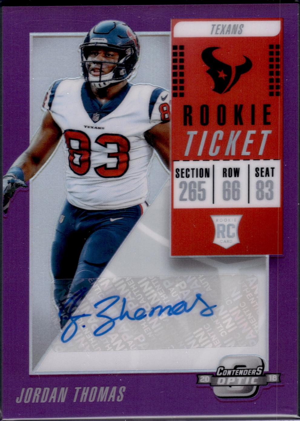 Jordan Thomas [Autograph Purple] #142