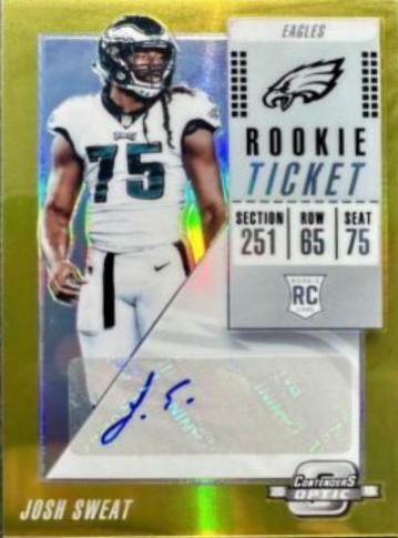 Josh Sweat [Autograph Gold] #161