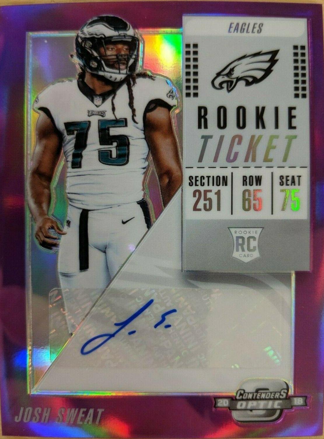 Josh Sweat [Autograph Purple] #161