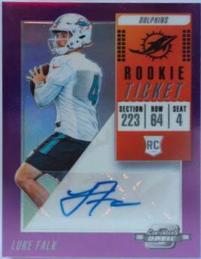 Luke Falk [Autograph Purple] #168